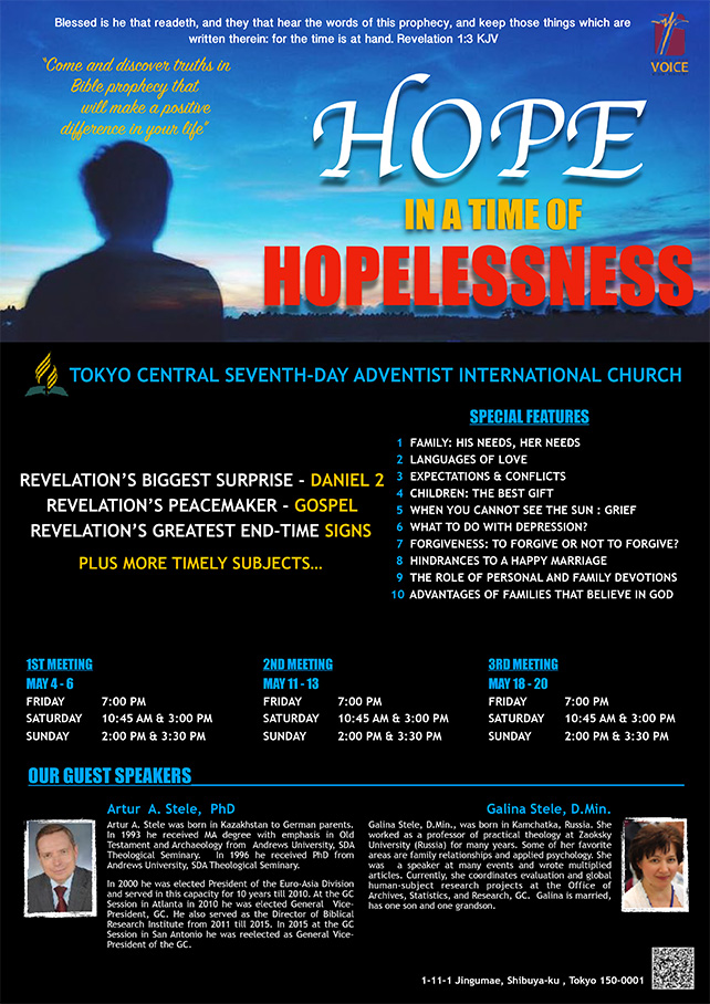 HOPE IN A TIME OF HOPELESSESS