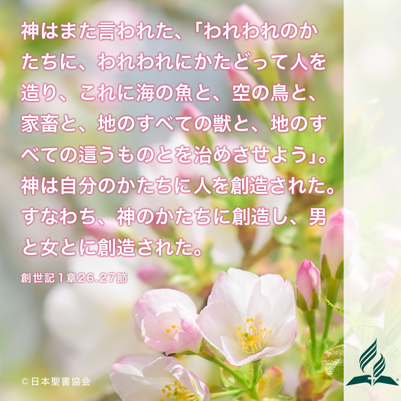 今週の暗唱聖句をお届けします